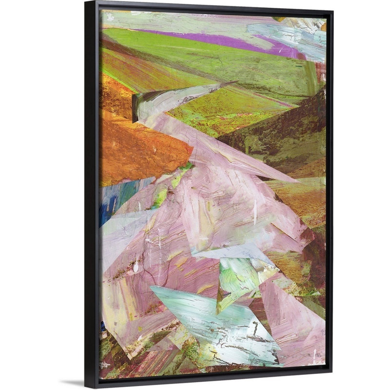 Paper River, 2017 - reproduction, H 20 po x l 14 po x P 1,75 po, Cadre flottant noir