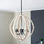 Suspended luminaire with adjustable chain