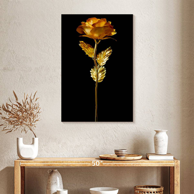 Colored Rose, 36" H x 24" W
