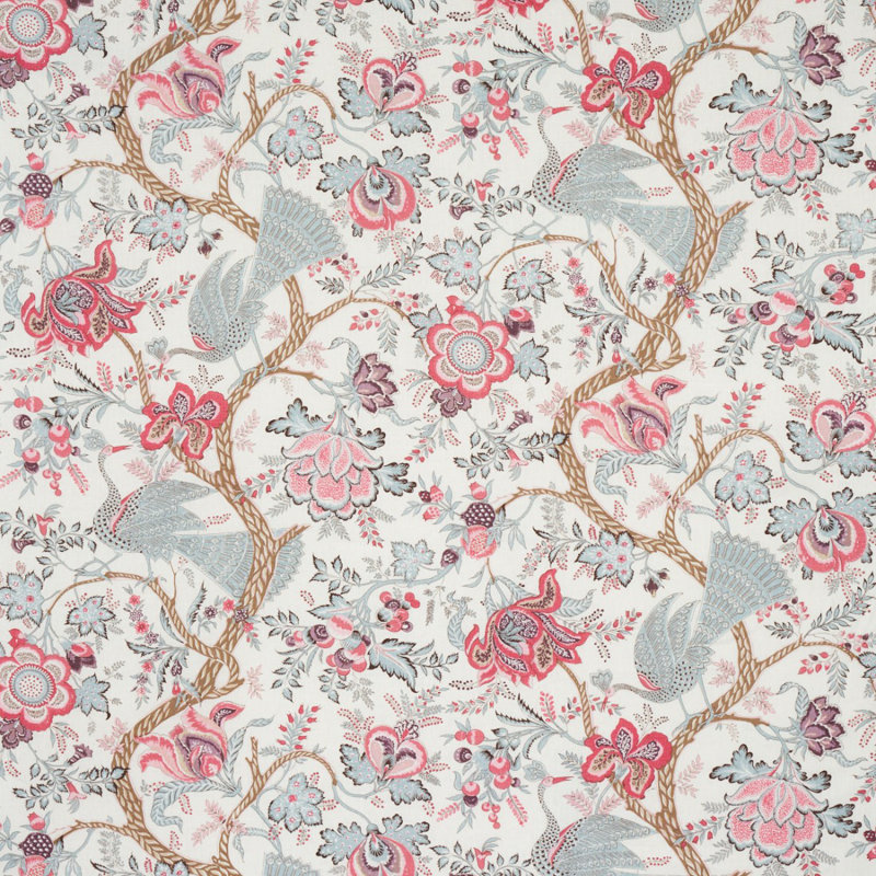 Tissu en lin Aveline, Rose
