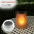 11'' Solar Powered Integrated LED Jar Lantern