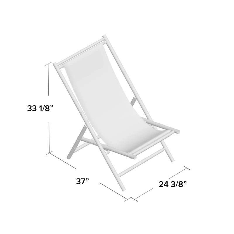 Kristi Folding Deck Chair, Green