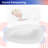 67" Freestanding Soaking Solid Surface Bathtub in White