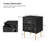Pruneda 2-Drawer End Table with Metal Legs-83434536