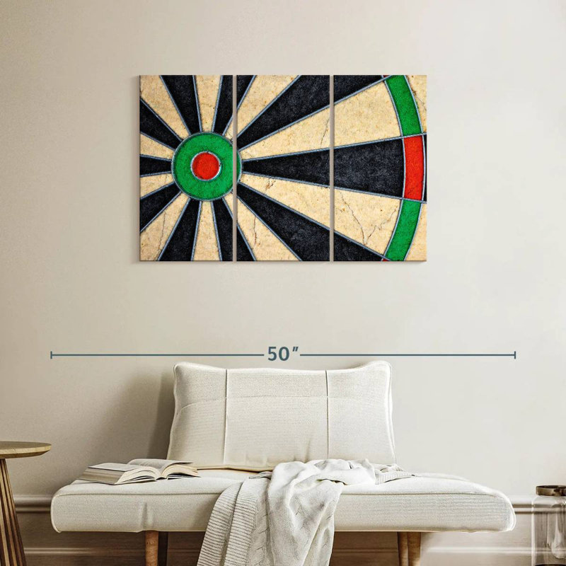 Senne Rustic Dartboard, 24" H x 38" W