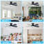 Ventilateur de plafond encastré à profil bas Depuley-985259573-985259578-985259574