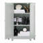 Armoire de rangement élégante pour salle de bain, armoire de salle de bain, armoire de rangement d'angle triangulaire avec tablette réglable-1893088077