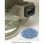 30'' Grey Table Lamp USB