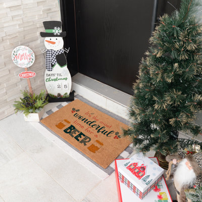 Non-Slip Christmas Outdoor Doormat