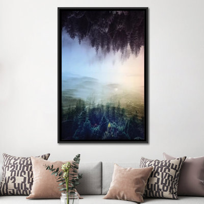 « retournée forest », reproduction d’impression sur toile tendue