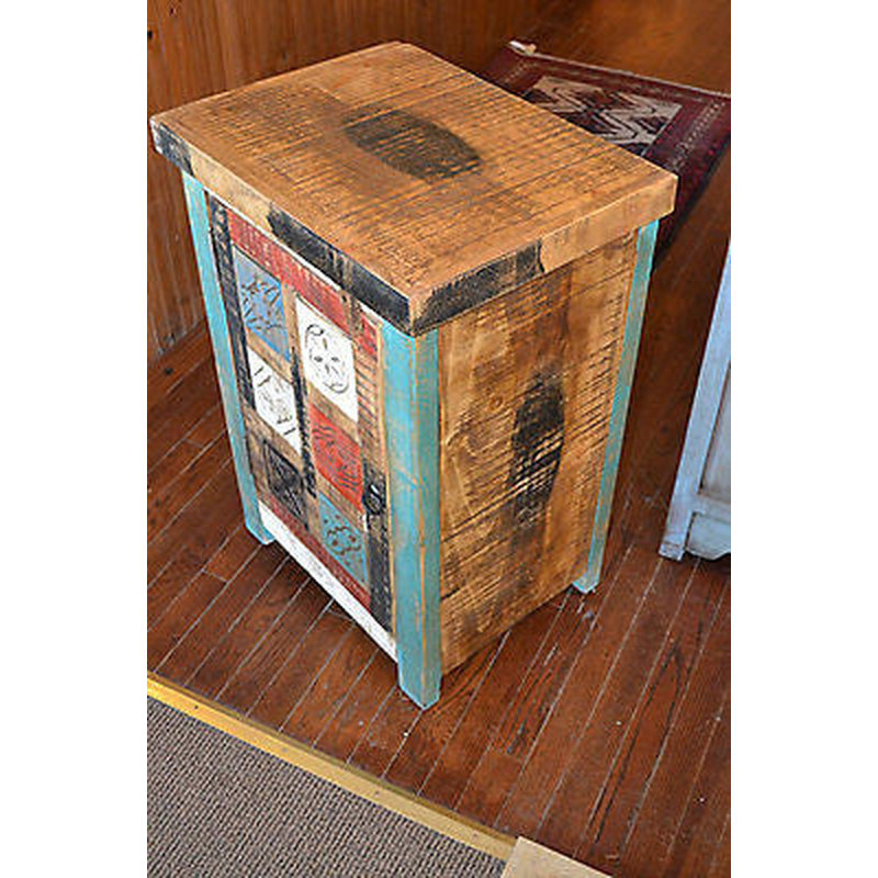 Adelena Solid Wood End Table