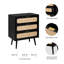 Table de chevet en bois manufacturé Chamblin-1762800580