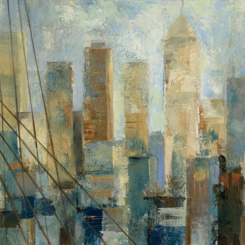 Manhattan Sketches V by Silvia Vassileva - Wrapped Canvas Painting, 76cm H x 76cm W x 3.8cm D