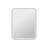 42 Round LED Front and Backlit Wall Mirror in Black-2005024100-2005024096