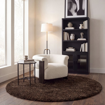 Tapis brun Angeliya