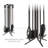 Abdalhai Iron Fireplace Tool Set