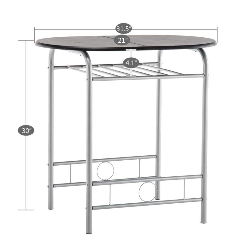 Ensemble repas pour 2 personnes Houchin, Noir
