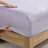 Taupe King Bed With Floral Comforter & Sheets - , Odor- Bedding Quick-Drying