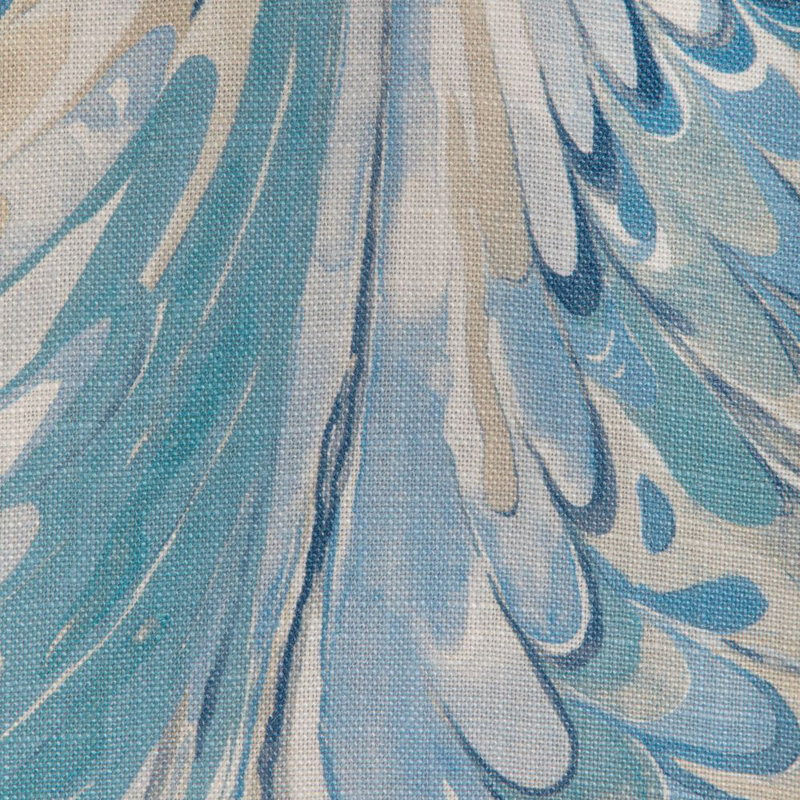 Taplow Print, Blue/Beige