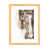 Toile avec cadre en bois beige sélectionné