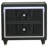 Schum 2-Drawer LED Nightstand With USB Black