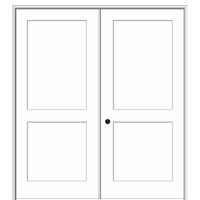 Molded Interior Door Solid + Manufactured Wood Paneled with Installation Hardware Kit without Installation Hardware Kit Prehung Door