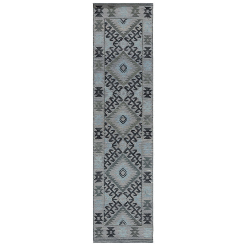 Arbenor Hand Woven Performance Southwestern Rug, Runner 2'3" x 9'