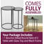 Blanton Glass Top Frame Nesting Tables-774268605