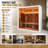 Smartmak® 3 Person  Infrared Sauna Room, Traditional Canadian Hemlock Wooden Saunas Spa,  12 Heaters,LED Light, Backrest, 158℉