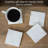 Providence Natural White Marble Coasters with Edges-1025593768