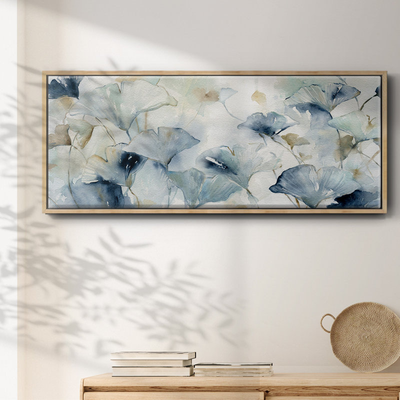 Glorious Gingko- Framed Canvas, 20" H x 50" W