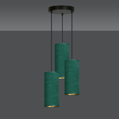 Ealidh 3 - Light Steel Cluster Pendant