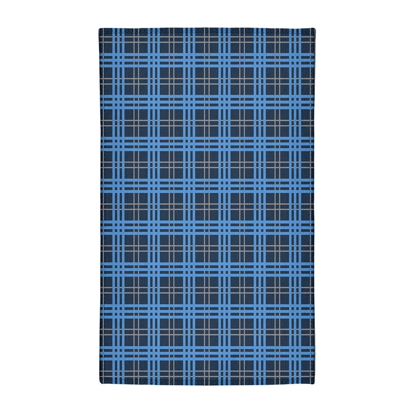 Tapis noir à carreaux, Rectangle 2 pi x 3 pi