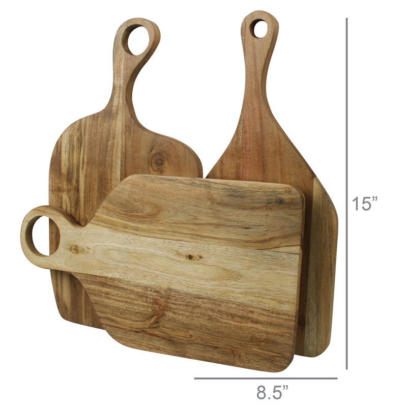 Planches à découper Toledo, bois d'acacia