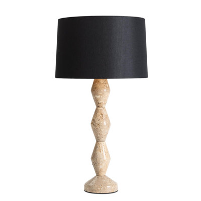 Lampe en travertin Crew