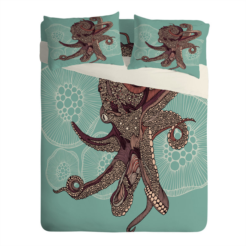 Octopus Bloom Pillowcase, King