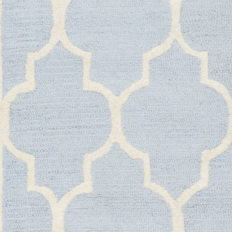 Cannen Hand Tufted Wool Geometric Rug, Rectangle 2'6" x 4'