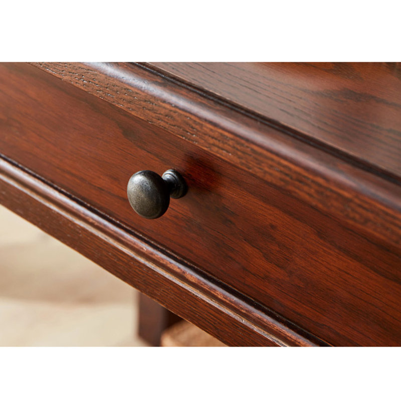 Bureau rétro en bois massif de style américain, H 30,31 po x l 51,18 po x P 27,56 po