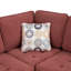 Canapé d'angle moderne de 116,1 po en forme de U, en chenille, avec méridienne de rangement et ports USB pour votre salon.-1568276797