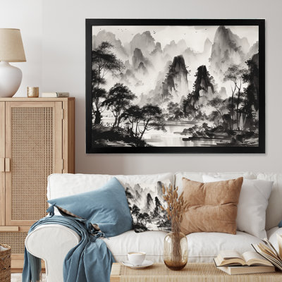 Black And White Asia Mountains I " Black And White Asia Mountains I "