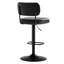 Tabourets de bar pivotants à hauteur ajustable 360 ° avec dossier rembourré-1055849170