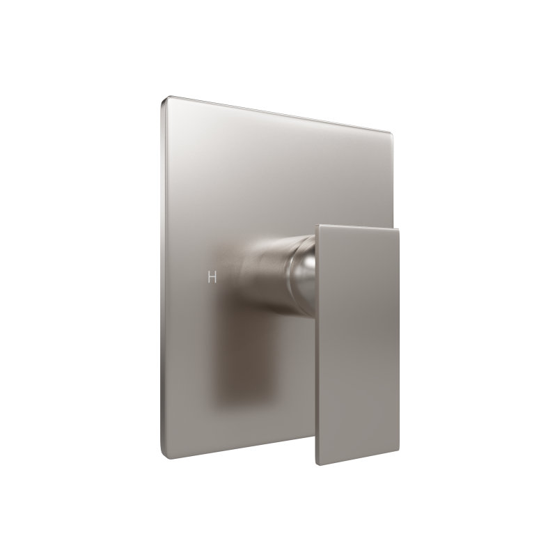 Pressure Balance Mixer Valve Trim Kit Square, Brushed Nickel
