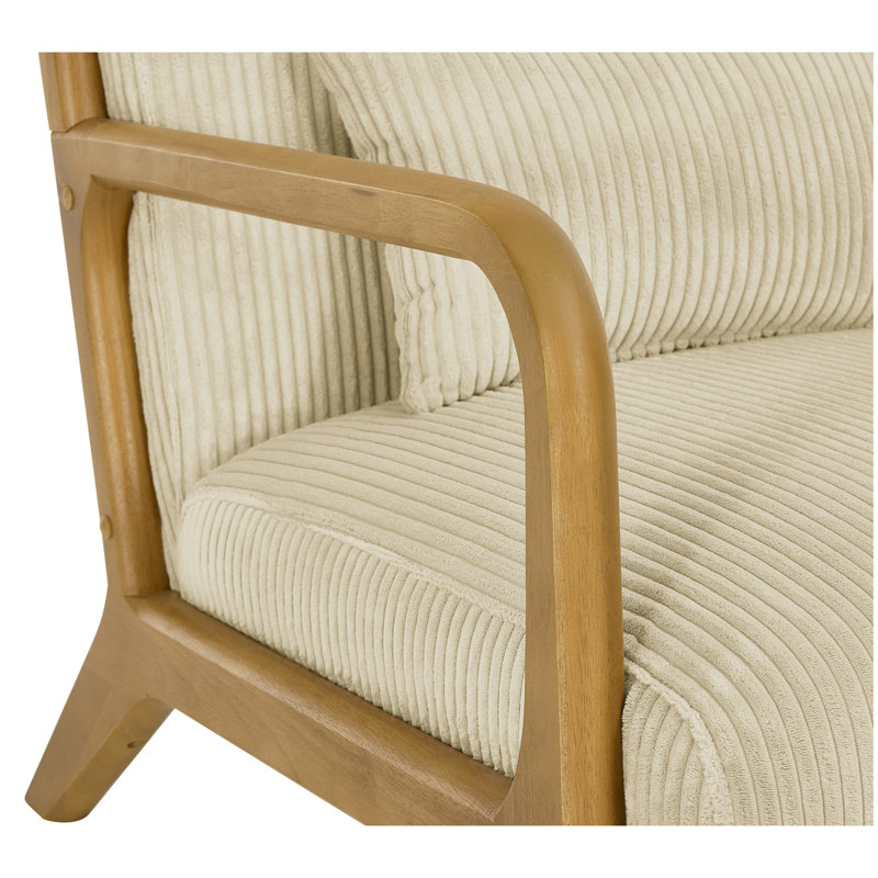 Chaise longue en bois, Beige