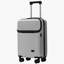 Ensemble de valises 5 pièces avec valise semi-ouverte à roulettes semi-ouvertes avec roulette double, bagage de voyage léger avec port USB, serrures TSA-124273937
