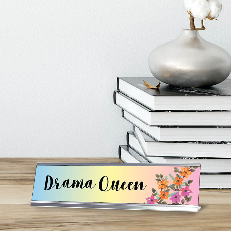 Drama Queen Nameplate