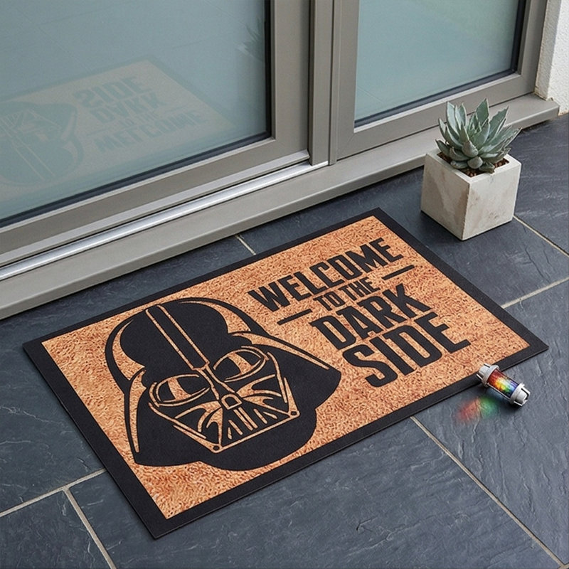 "Welcome to the Dark Side" Non-Slip Outdoor Door Mat