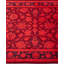 Overdyed Hand-Knotted Wool Modern-Contemporary Orange Runner 2' 7" x 11' 1"