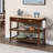 Mayall 45" Kitchen Cart with Butcher Block Top and Locking Wheels-1036008647
