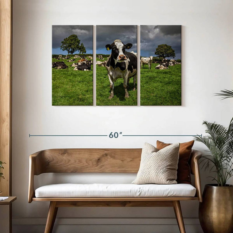 Brampt Holstein Cow, 28" H x 45" W