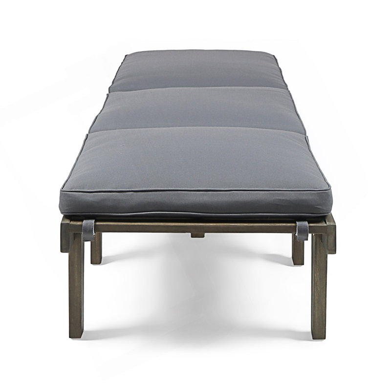 Chaise longue avec coussin